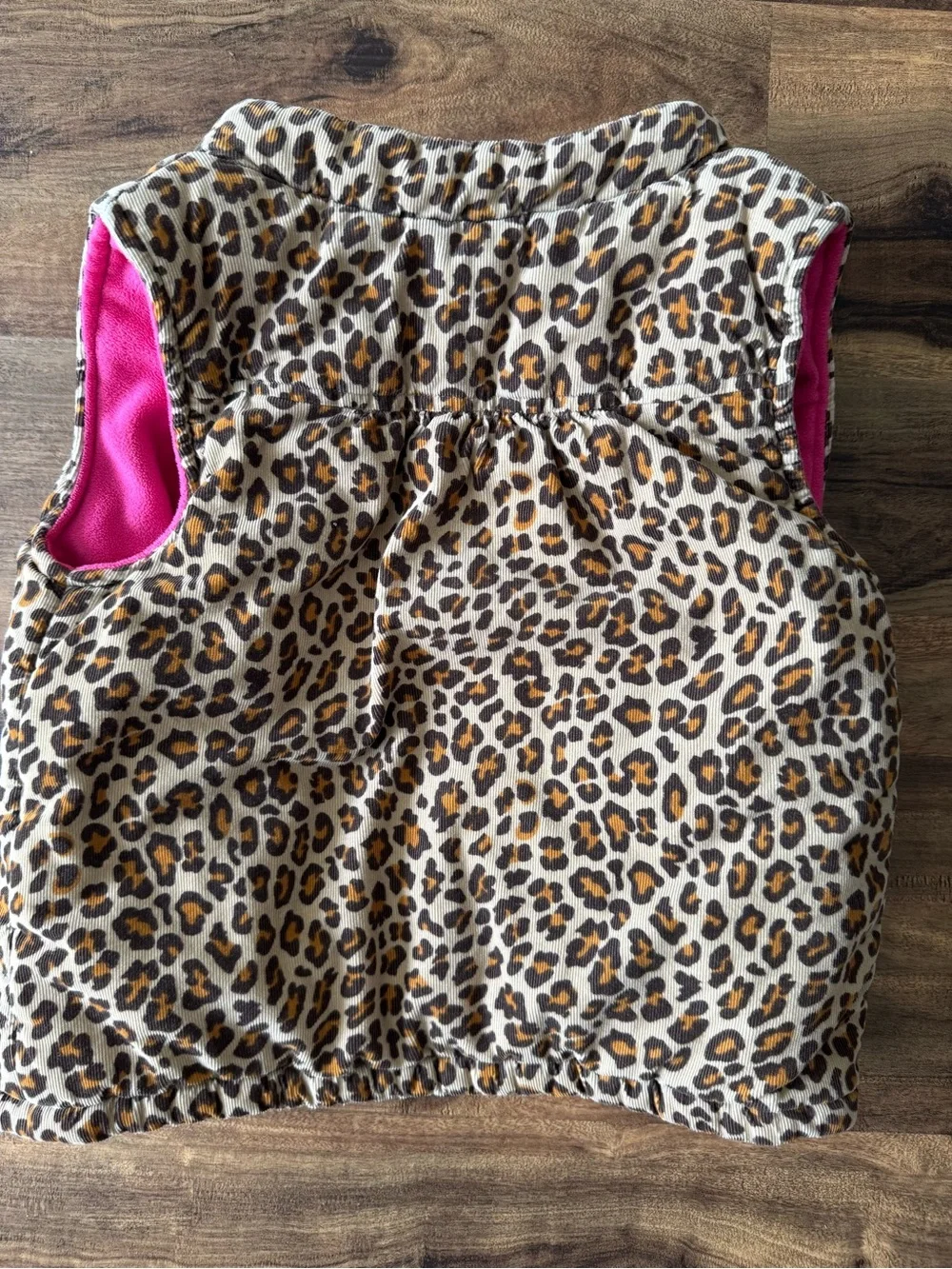 Carter's Pink Fleece Kids Bottoms with Leopard Trim